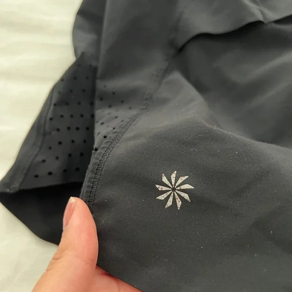 Athleta Black 3” Hustle Shorts - Picture 5 of 5